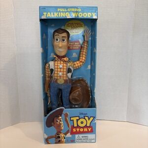Vintage Disney Toy Story Woody Pull-String Doll Thinkway 62943, not Talking NEW